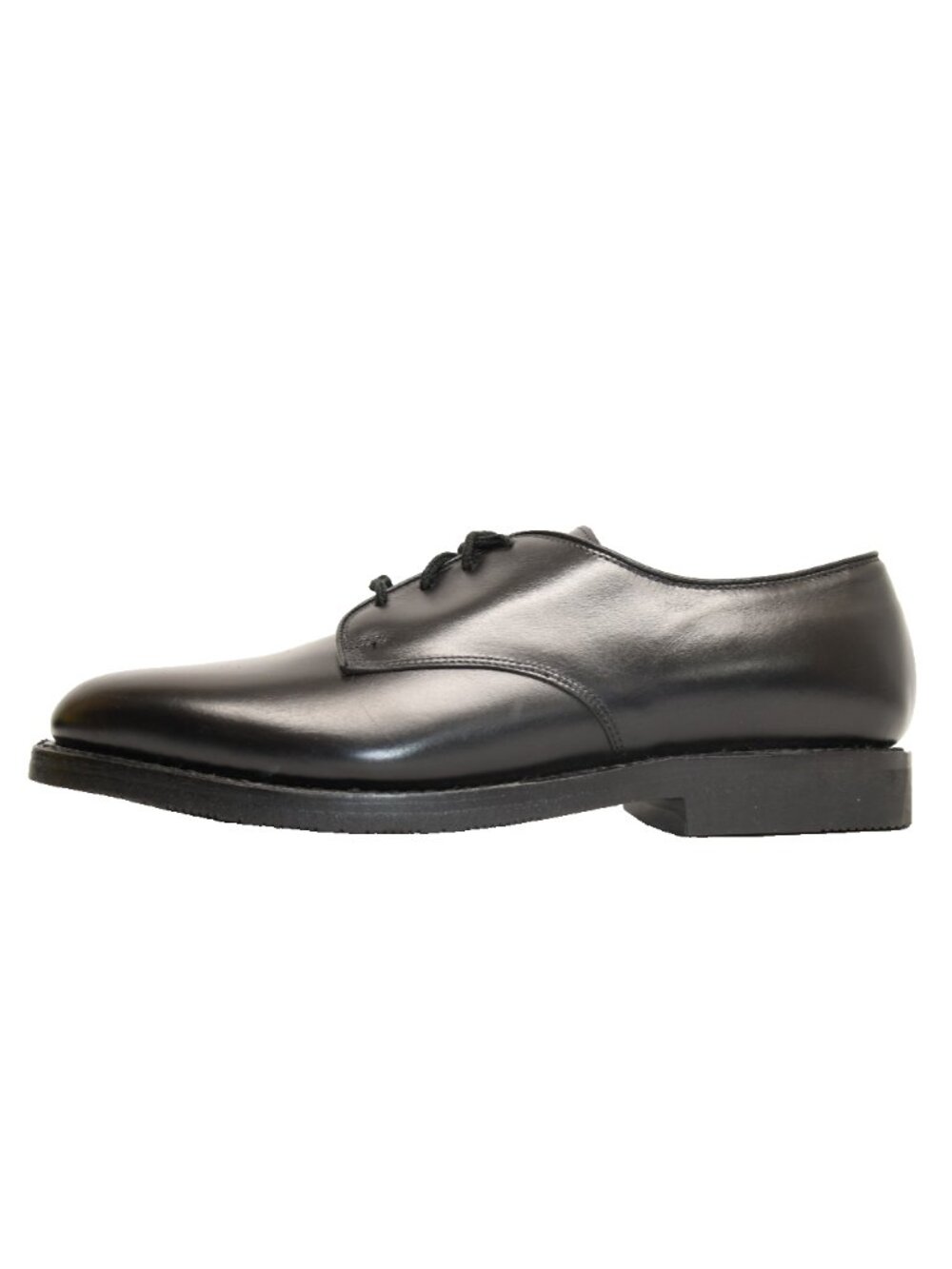 New! Allen Edmonds Plain Toe Derby Lax Comfort Orthotic Black Size 9.5 A DD562